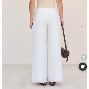 Cult Gaia - KORA PANT OFF WHITE LINEN